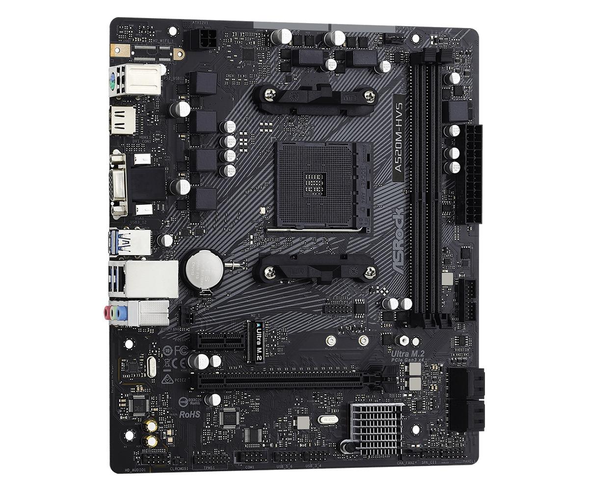 Дънна платка ASRock A520M-HVS, Socket AM4, mATX - Image 4