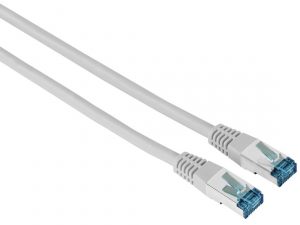 Мрежов пач кабел HAMA F/UTP, CAT 6, RJ-45 - RJ-45, 1Gbit/s, 10.0 m, Сив, Булк