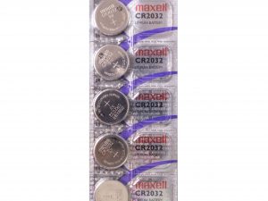 Бутонна батерия литиева CR2032 3V  5бр. в блистер /цена за 1 бр. батерия/ MAXELL