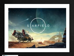 GBEYE STARFIELD - Framed print "Landing" (30x40)