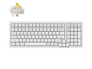 Геймърска Механична клавиатура Keychron K4 Pro White K4P-O4