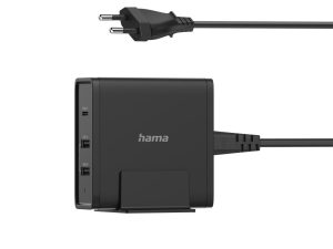 Универсална зарядна станция, 3 порта, USB-C / USB-A (PD), 5-20V/65W, 200017