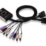 KVM суич ATEN CS682 - 4x USB A, 2x DVI, 4x 3.5mm jack