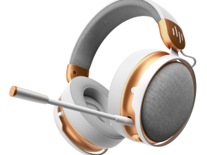 Геймърски безжични слушалки Dark Project Sono Wireless - White/Gold
