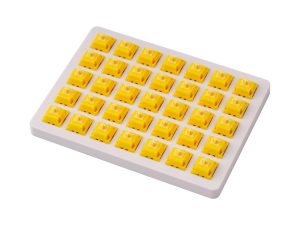 Суичове за механична клавиатура Keychron Gateron Cap Golden Yellow Switch Set 35 броя