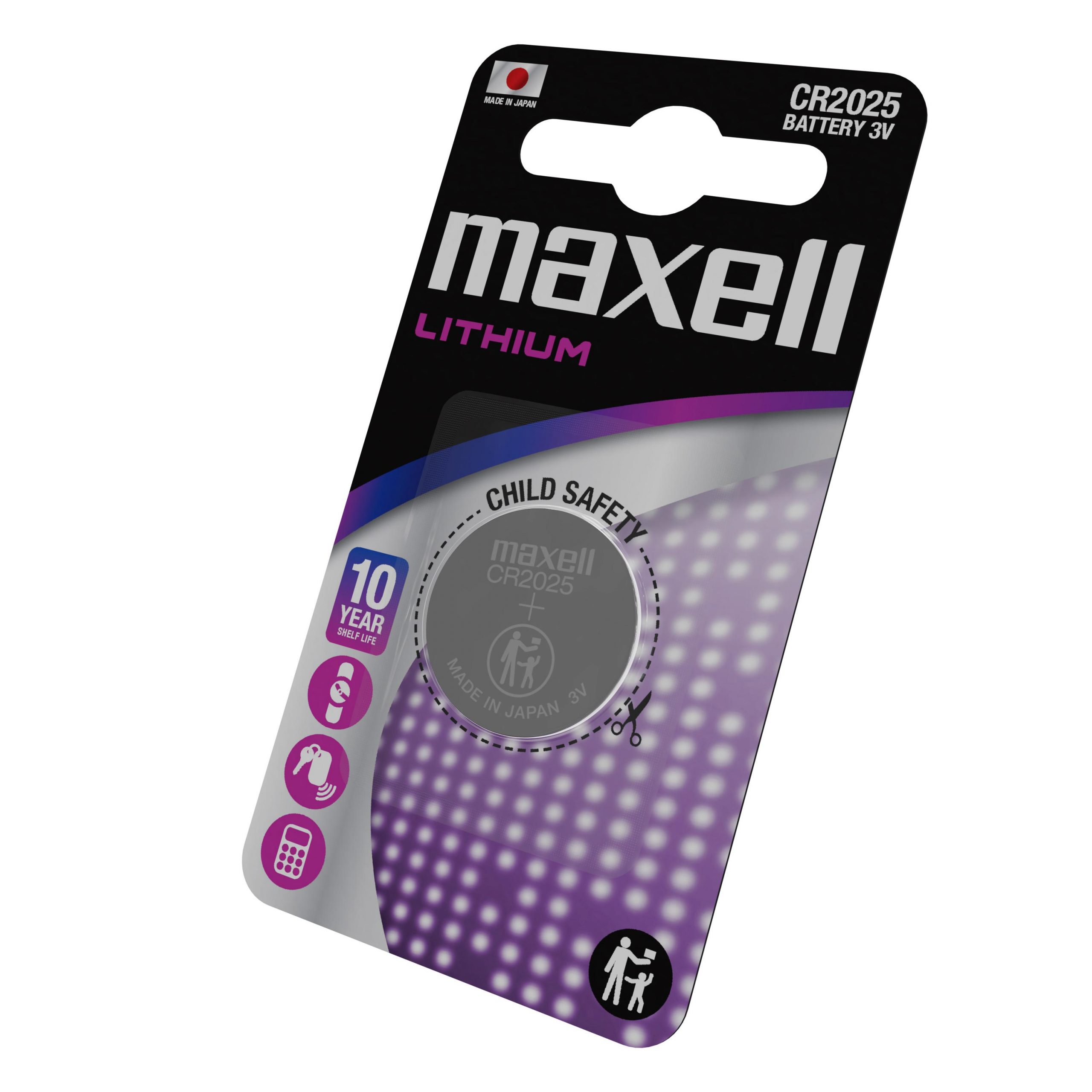 Бутонна батерия литиева MAXELL CR2025 3 V - Image 3