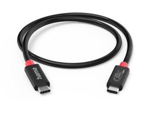HAMA Кабел USB-C, E-Marker, USB4 Gen2, 20 Gbit/s, 5 A, 240 W, 200788