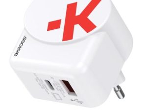 Адаптер-зарядно SKROSS Euro USB Charger AC65PD, USB-A, USB-C