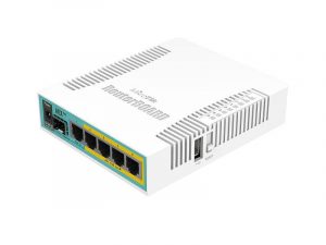 Рутер MikroTik RB960PGS, 5 x 10/100/1000, hEX PoE