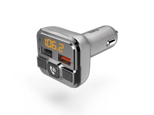 FM Трансмитер HAMA, 2 x USB, SD слот, Bluetooth, Hands-Free, Сив, 201631