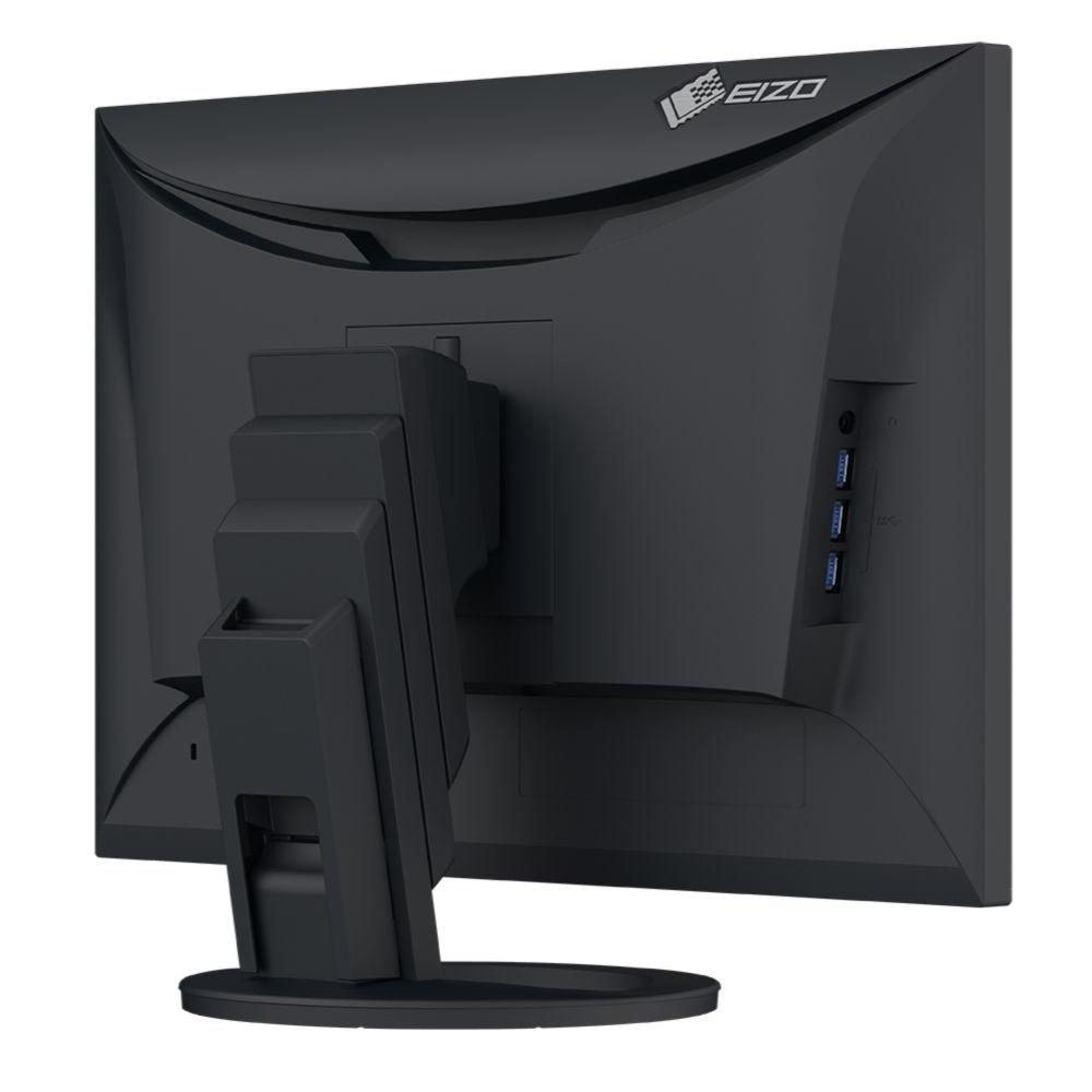 Монитор EIZO FlexScan EV2485, IPS, 24 inch, Wide, UXGA, DisplayPort, HDMI, USB-C, USB Hub, Черен - Image 7