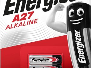 Алкална батерия ENERGIZER 12 V 2 бр. в опаковка за аларми А27 LR27 /цена за 2 батерии/