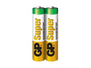 Алкална батерия GP SUPER LR03 AAA, 2 бр. в опаковка / shrink, 1.5V, GP24A