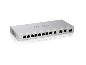 Суич ZYXEL XGS1250-12, 12 портов уеб управляем с 3x10G ports + 1xSFP+