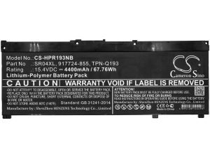 Батерия за лаптоп HP Omen 15-ce000ng; Pavilion 15-CE015DX  SR04XL LiPo  15,4V 4400mAh CAMERON SINO