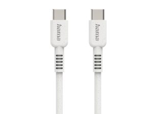 Кабел за зареждане HAMA "Eco", USB-C - USB-C, 1 м, 187282