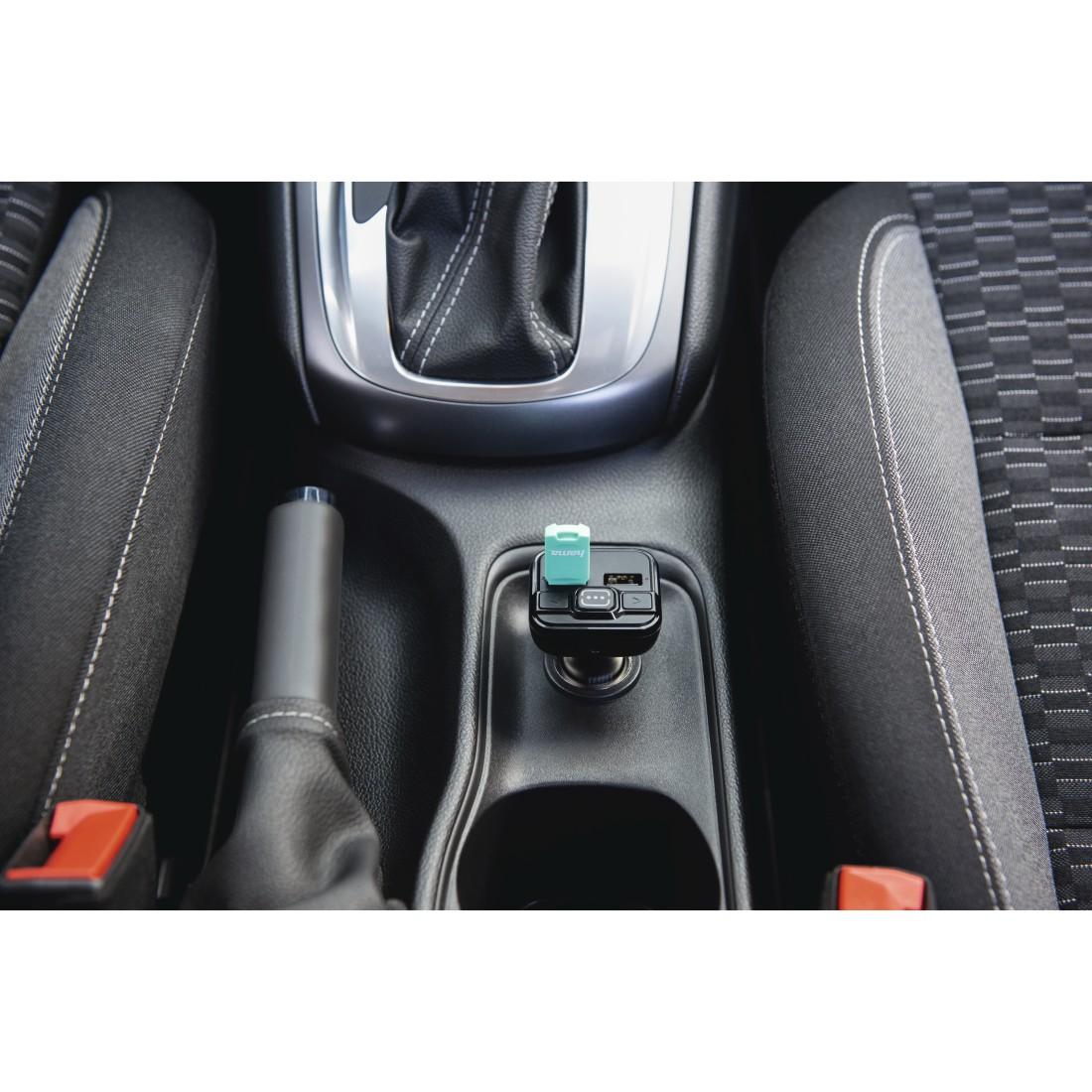 FM Трансмитер HAMA AUX-IN, USB-IN, MP3, Черен, 14163 - Image 4