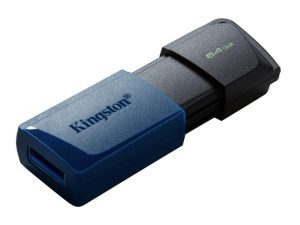 USB памет KINGSTON DataTraveler Exodia M, 64GB,USB 3.2 Gen 1, Черна