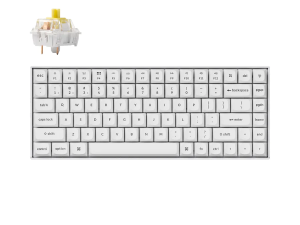 Геймърска механична клавиатура Keychron K2 Pro White QMK/VIA - K2P-P4