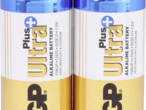 Алкална батерия GP ULTRA PLUS LR20 /2 бр. в опаковка/ 1.5V