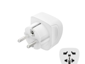 Hama Travel Адаптер Type E и F, 3-Pin, Универсален, 223456