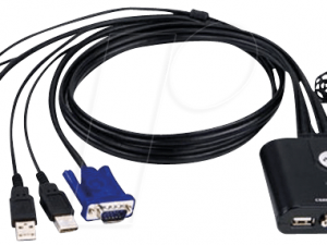 Превключвател KVM ATEN CS22U, 2x 1, USB