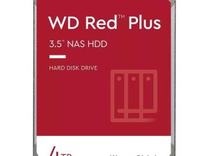 Хард диск WD Red Plus, 4TB NAS, 3.5", 256MB, 5400RPM