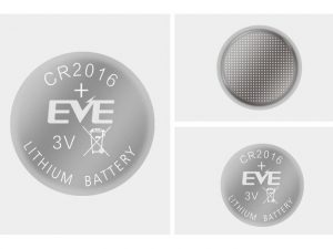 Бутонна батерия литиева CR 2016 1pc  bulk 3V  EVE BATTERY