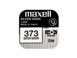 Бутонна батерия сребърна MAXELL SR916 SW /373/1.55V