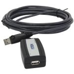 Удължителен кабел ATEN UE250, USB-A мъжко - USB-A женско , 5 м, USB 2.0, Черен