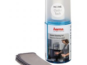 Почистващ гел HAMA за TV, /телевизори/,дисплеи с кърпа