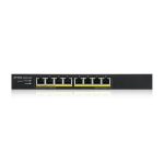 Суич ZyXEL GS1915-8EP, 8-портов, Gigabit, Управляем, PoE