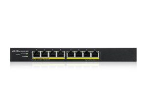 Суич ZyXEL GS1915-8EP, 8-портов, Gigabit, Управляем, PoE