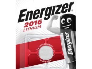 Бутонна батерия литиева ENERGIZER CR2016, 3V, 1 бр. в блистер