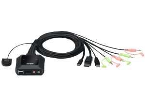 Превключвател KVM ATEN CS52DP, Дву портов USB-C DisplayPort