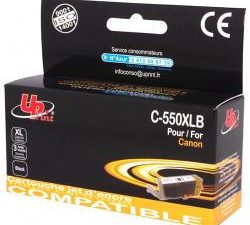 Мастилница UPRINT PGI550BK XL Canon, Черен