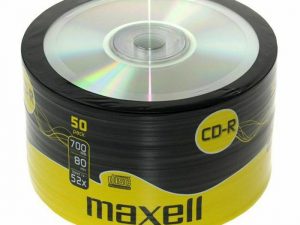 CD-R80 MAXELL, 700MB, 52x, 50 бр