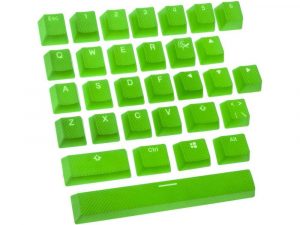 Капачки за механична клавиатура Ducky Green 31-Keycap Set Rubber Backlit Double-Shot US Layout