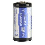 Акумулаторна батерия  CR-123, LiIon, 3.7V, 16340, 650mAh, XTAR