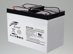 Оловна батерия RITAR (EV12-100S), 12V, 100Ah 306/ 168/ 211 mm, За електрически колички