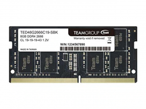 Памет Team Group Elite DDR4 SO-DIMM 8GB 2666MHz CL19-19-19-43 1.2V TED48G2666C19-S01