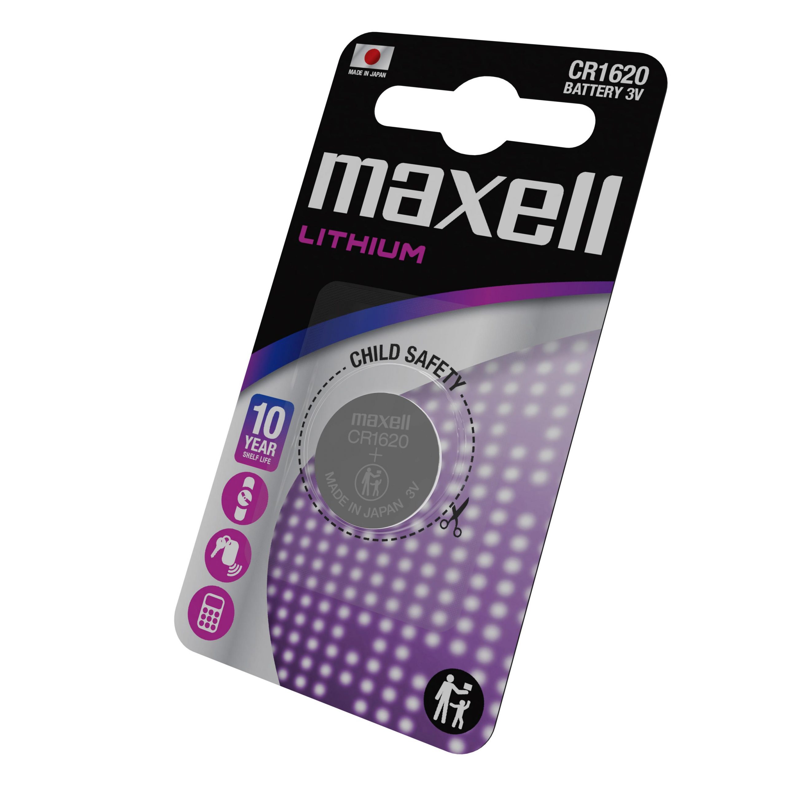 Бутонна батерия литиева MAXELL CR1620 3 V - Image 3