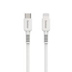 Кабел за зареждане HAMA "Eco", USB-C - Lightning, 1 м, 187284