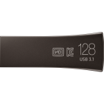 USB памет Samsung BAR Plus, 128GB, USB-A, Titanium Gray