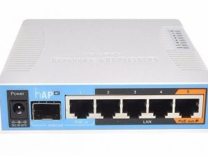 Безжичен Access Point MikroTik hAP AC RB962UiGS-5HacT2HnT, 5x 10/100/1000, USB 2.0