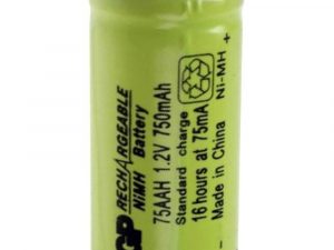 Акумулаторна батерия   NiMH 75AAH-B  2/3AA  1.2V 600mAh 1бр. GP BATTERIES