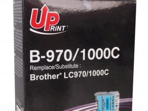 Мастилница UPRINT LC970.LC1000 BROTHER, Cyan
