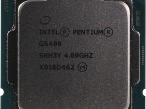 Процесор Intel Pentium G6400, 4.0 GHz, 4M Cache, 58W,  FCLGA1200,  Intel UHD Graphics 610, Comet Lake, TRAY