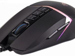 Геймърска оптична мишка А4 Bloody W60 Max Stone, Жична, USB, RGB, 10000cpi, 8 бутона, Черен