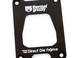 Монтажна рамка Thermal Grizzly Ryzen 7000 Direct Die Frame, Алуминий, Черен